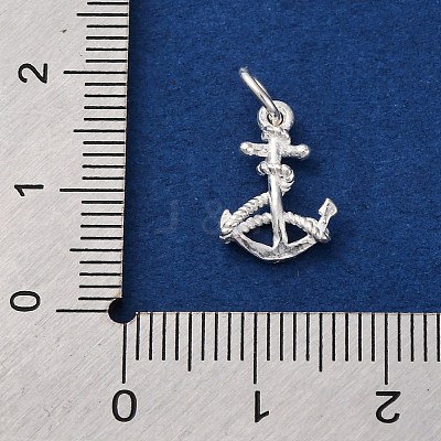 925 Sterling Silver Anchor Charms STER-G045-02S-1
