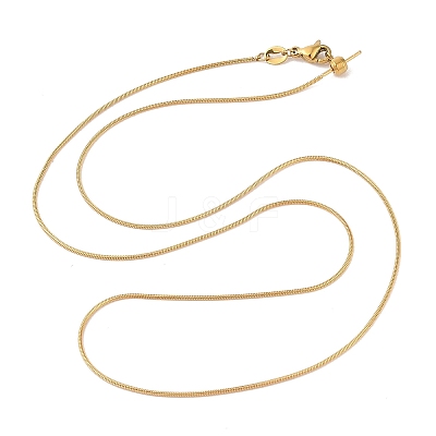 PVD Vacuum Plating 304 Stainless Steel Snake Chain Necklace STAS-M065-20G-1