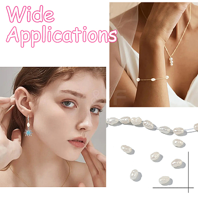 30Pcs Natural Cultured Freshwater Pearl Beads Strands PEAR-YW0001-51-1