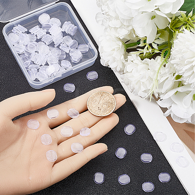 120Pcs Comfort Silicone Earring Pads FIND-SP0001-03-1