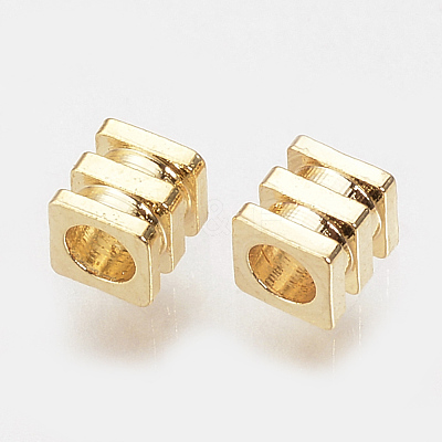 Brass Spacer Beads KK-Q735-55G-1