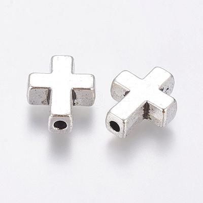 Tibetan Style Alloy Beads TIBEB-A134914-AS-LF-1
