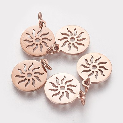 304 Stainless Steel Pendants X-STAS-Q201-T449R-1