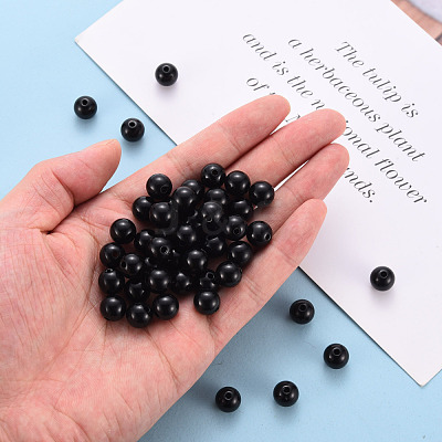 Opaque Acrylic Beads MACR-S370-C10mm-S002-1