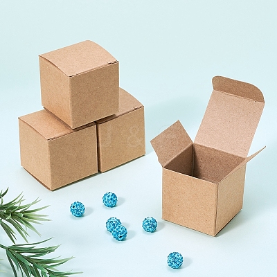 Kraft Paper Box CON-WH0029-01-1