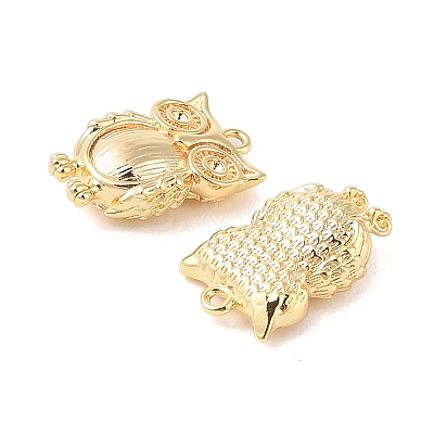 Brass Pendants Rhinestone Setting X-KK-Q816-40G-1
