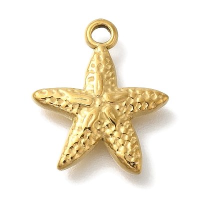 Ocean Theme 304 Stainless Steel Pendants STAS-Z092-06G-03-1