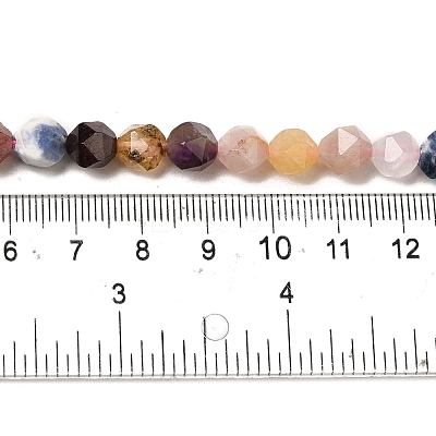 Natural Rose Quartz/Sodalite/Lapis Lazuli/Amethyst/Strawberry Quartz Beads Strands G-K382-A01-02-1