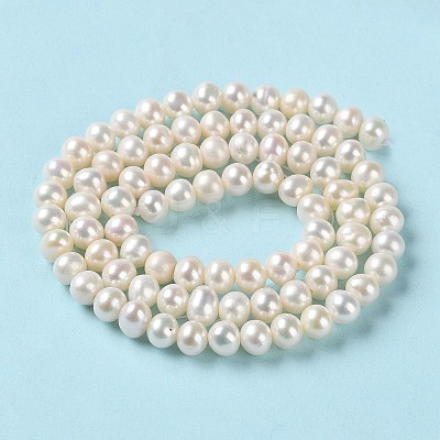 Natural Cultured Freshwater Pearl Beads Strands PEAR-E018-99-1
