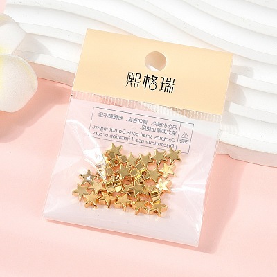 SHEGRACE Brass Beads XGR0108G-145G-1