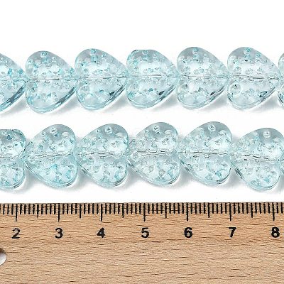 Transparent Glass Beads Strands GLAA-H038-01G-1