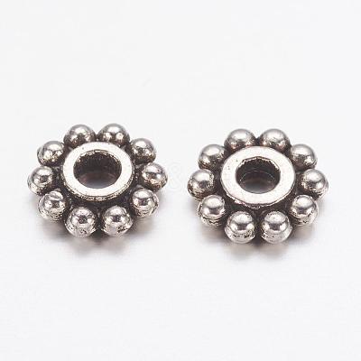 Gear Tibetan Style Alloy Spacer Beads AB145-NF-1