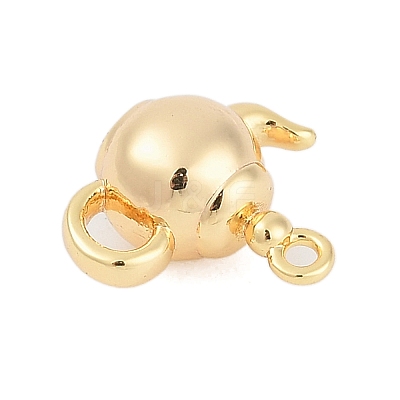 Brass Charms LS-ZIRC-P122-02G-1