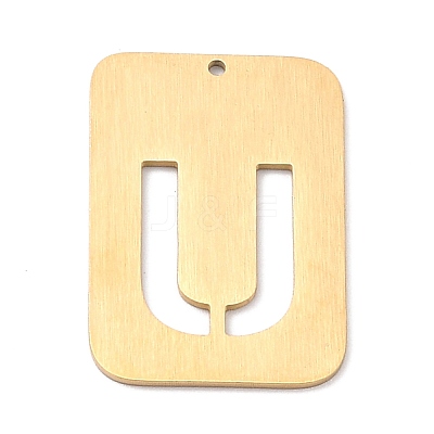 Ion Plating(IP) 304 Stainless Steel Pendants STAS-K216-49U-G-1