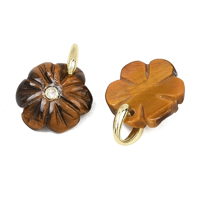 Natural Tiger Eye Pendants GG-NH0016-01G-07-1