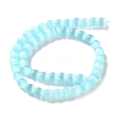 Natural Selenite Beads Strands G-B103-A01-08-1
