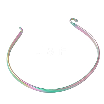 Ion Plating(IP) 304 Stainless Steel Cuff Bangle Making STAS-H154-01MC-1