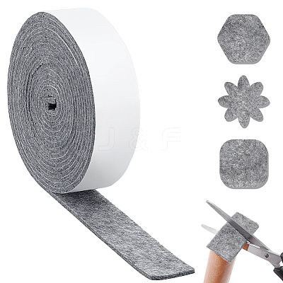6M Self-adhesive Felt Fabric AJEW-WH0007-39C-1