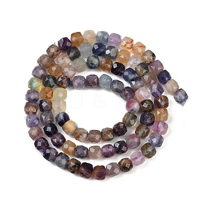 Natural Fluorite Beads Strands G-RM2025-C42-C-1