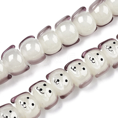 Handmade Lampwork Beads Strands LAMP-N021-42E-1
