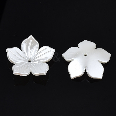 ABS Plastic Imitation Pearl Beads OACR-N012-001-1