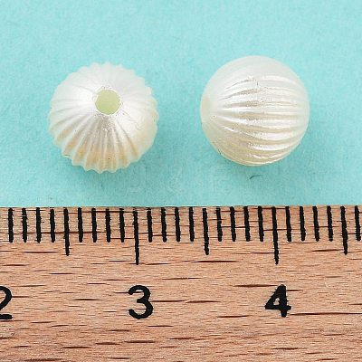 ABS Plastic Imitation Pearl Bead MACR-K350-10B-1