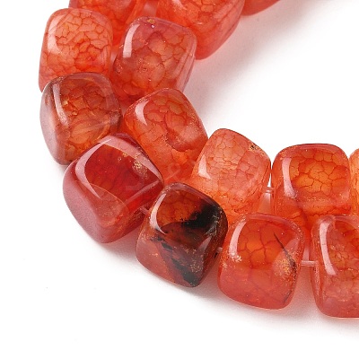 Natural Dragon Veins Agate Beads Strands G-G177-E01-05-1