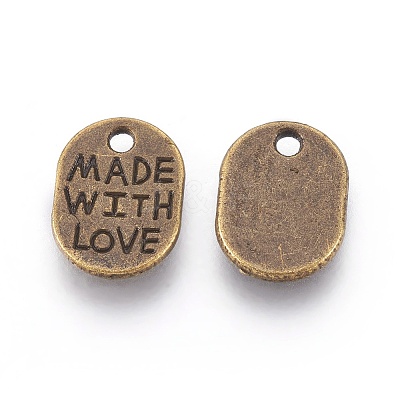 Tibetan Style Alloy Pendants X-TIBEP-A5194-AB-NR-1