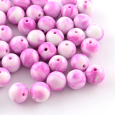 Opaque Acrylic Beads SACR-R853-8mm-205-1