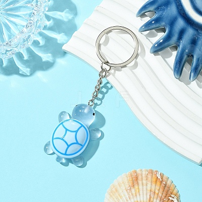 Tortoise Resin Keychain KEYC-YW00149-10-1