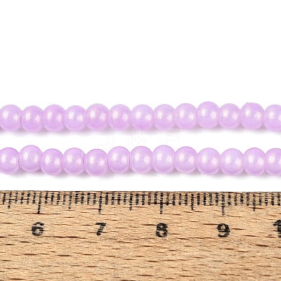 Baking Paint Glass Pearl Beads Strands DGLA-ZX001-05A-09-1