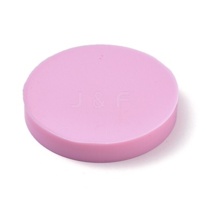 Flat Round DIY Pendant Silicone Molds DIY-TAC0005-27A-1