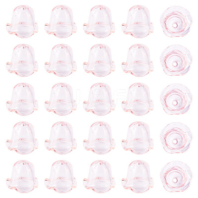 30Pcs Acrylic Bead Caps for Wind Chimes Making TACR-TA0001-69G-1