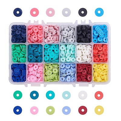 Handmade Polymer Clay Beads CLAY-PH0001-10-1