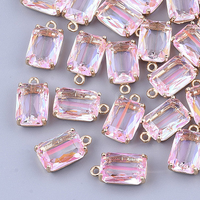 Transparent Glass Pendants GLAA-T007-20D-1
