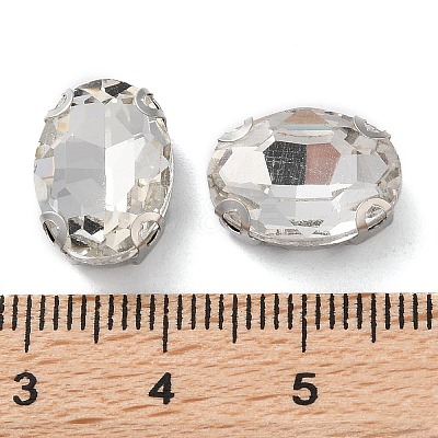 Oval Sew on Rhinestone RGLA-L028-02A-01-1