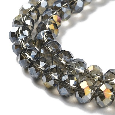 Electroplate Glass Beads Strands EGLA-A034-T2mm-B19-1