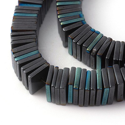 Electroplated Non-magnetic Synthetic Hematite Beads Strands G-P408-M-1