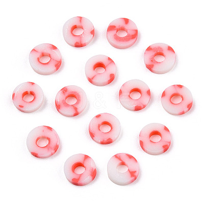 Handmade Polymer Clay Beads CLAY-YW-6.0mm-A14-1