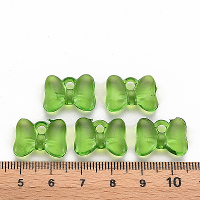 Transparent Acrylic Pendants LS-TACR-T024-02BA-925-1