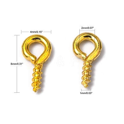Iron Screw Eye Pin Peg Bails X-E561Y-G-FF-1