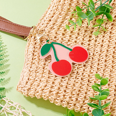 1Pc PU Leather Alloy Keychains KEYC-TA0001-44-1