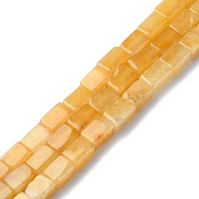 Natural Yellow Aventurine Beads Strands G-C135-F01-01-1