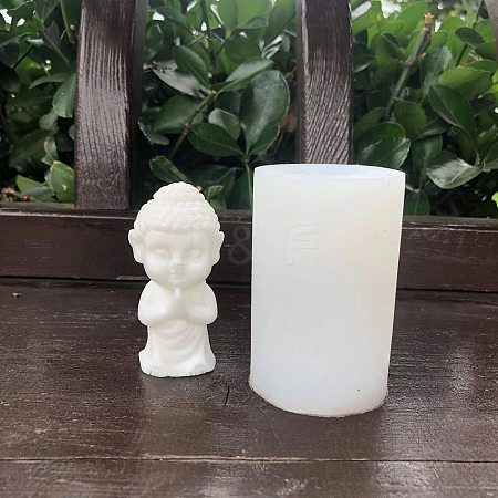 Buddha Shape Candle DIY Food Grade Silicone Molds PW-WG48218-07-1
