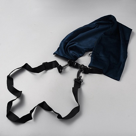 Velvet with Polyester Travel Pillowcase AJEW-WH20006-66B-1