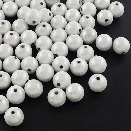 Spray Painted Acrylic Beads MACR-Q154-16mm-001-1