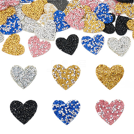 Polyester Hotfix Rhinestone Iron on Patches Applique Patch FIND-TA0002-53B-1