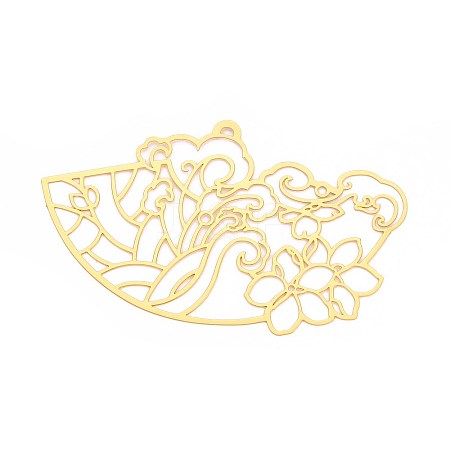 Brass Big Pendants KKC-T003-43G-1