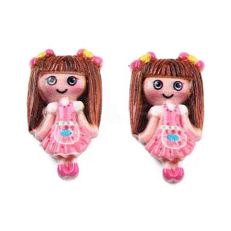Opaque Resin Cabochons CRES-N018-052-1