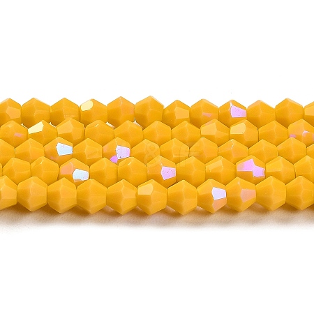 Opaque Solid Color Imitation Jade Glass Beads Strands LS-GLAA-F029-P4mm-D04-1